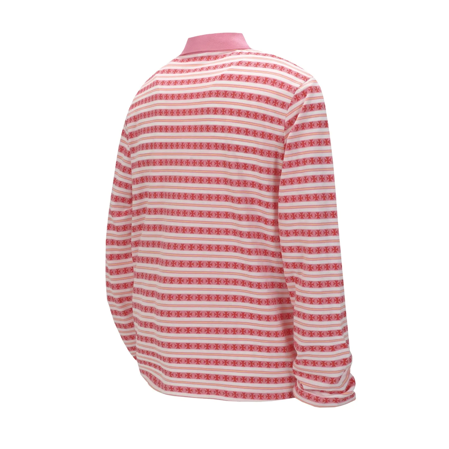 P190 -Chrome Hearts/Chrome Hearts 25ss season's most popular striped yarn-dyed long-sleeved T-shirt -High weight, high density and high quality. The wool is soft, delicate and skin-friendly. It feels soft and silky. It has excellent warmth and skin-friendly properties. -Customized weaving and dyeing, no color difference, no matter the fabric or workmanship details, beat the ordinary version on the market. -Colour: black, gray, blue, pink, green -Size: S M L XL